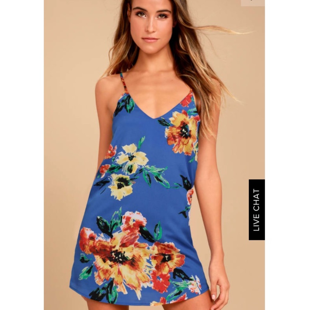 Twin Islands Floral Print Shift Dress